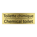 Toilette chimique - Chemical toilet