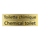 Toilette chimique - Chemical toilet