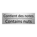 Contient des notes - Contains nuts