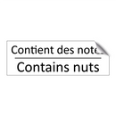 Contient des notes - Contains nuts