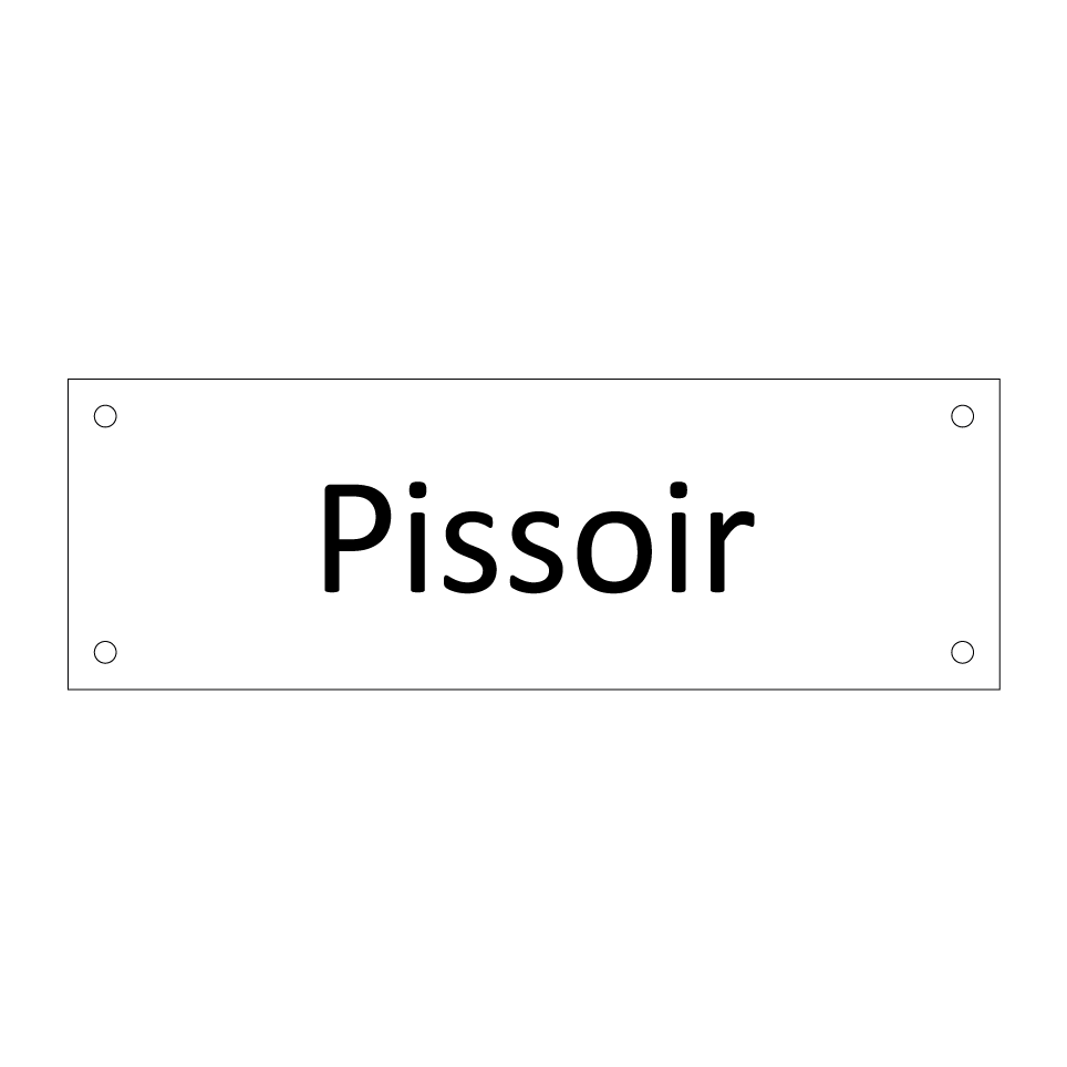 Pissoir & Pissoir & Pissoir