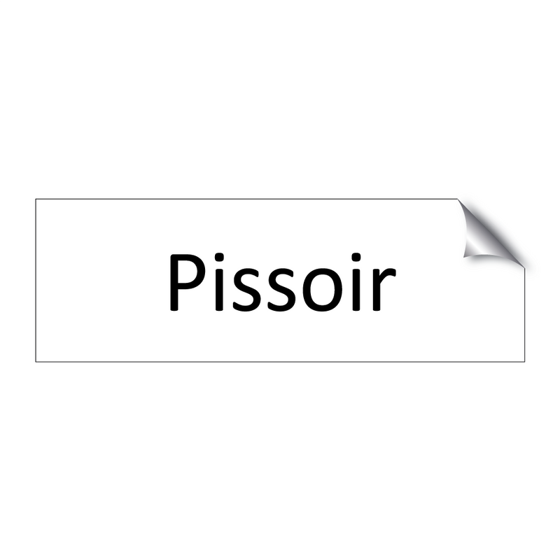 Pissoir & Pissoir & Pissoir