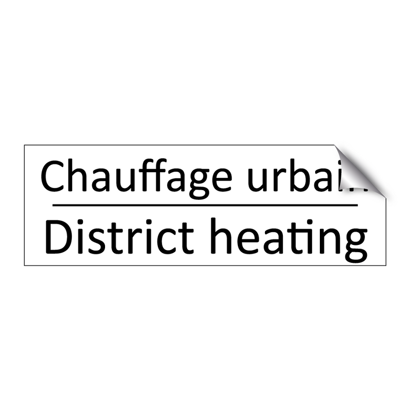 Chauffage urbain - District heating