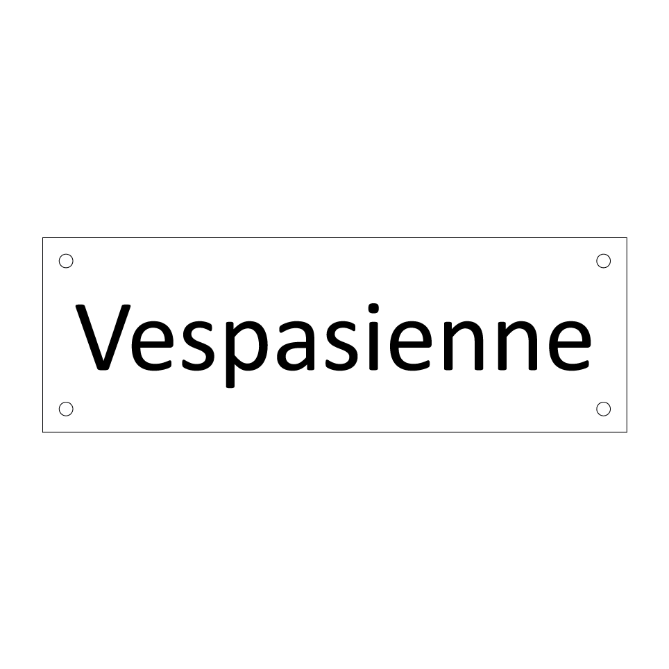 Vespasienne & Vespasienne & Vespasienne