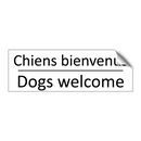 Chiens bienvenus - Dogs welcome