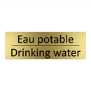 Eau potable - Drinking water