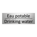 Eau potable - Drinking water
