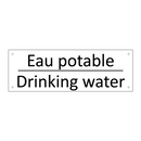 Eau potable - Drinking water