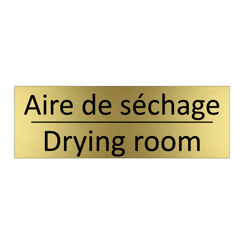 Aire de séchage - Drying room