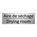 Aire de séchage - Drying room