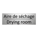 Aire de séchage - Drying room