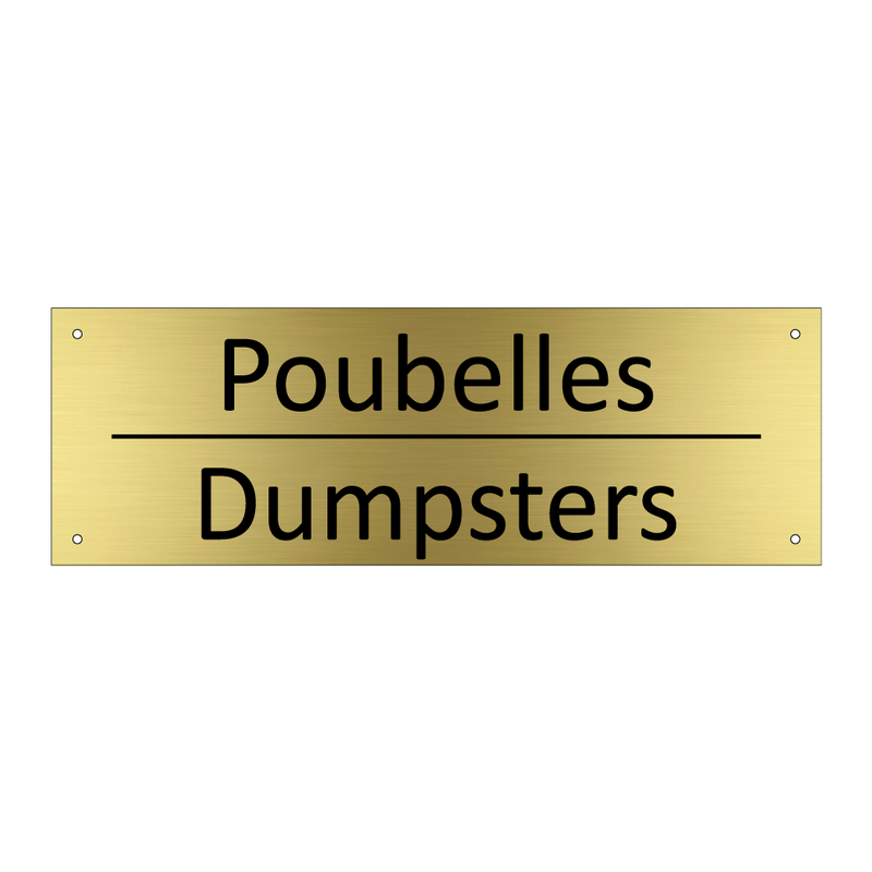 Poubelles - Dumpsters