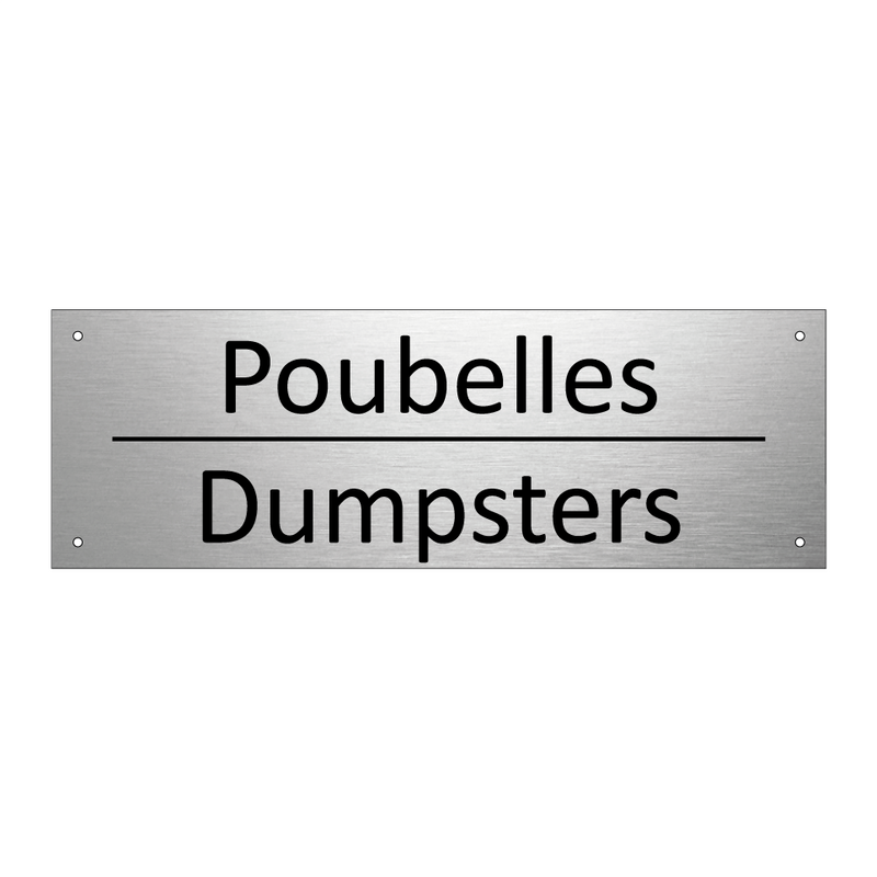 Poubelles - Dumpsters