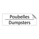 Poubelles - Dumpsters