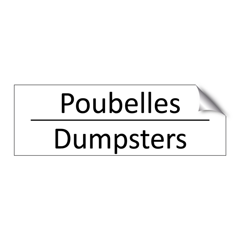 Poubelles - Dumpsters