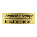 Compteur électrique - Electric meter