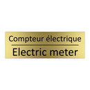 Compteur électrique - Electric meter