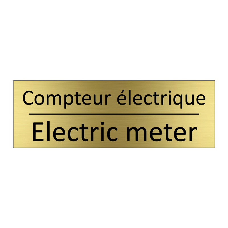 Compteur électrique - Electric meter