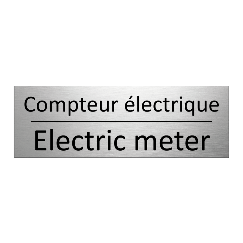Compteur électrique - Electric meter