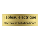 Tableau électrique - Electrical distribution board