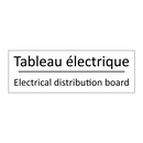 Tableau électrique - Electrical distribution board