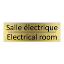 Salle électrique - Electrical room