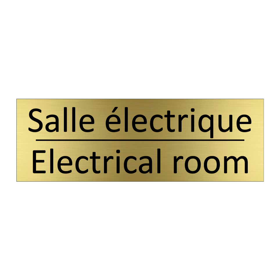 Salle électrique - Electrical room