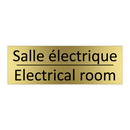 Salle électrique - Electrical room