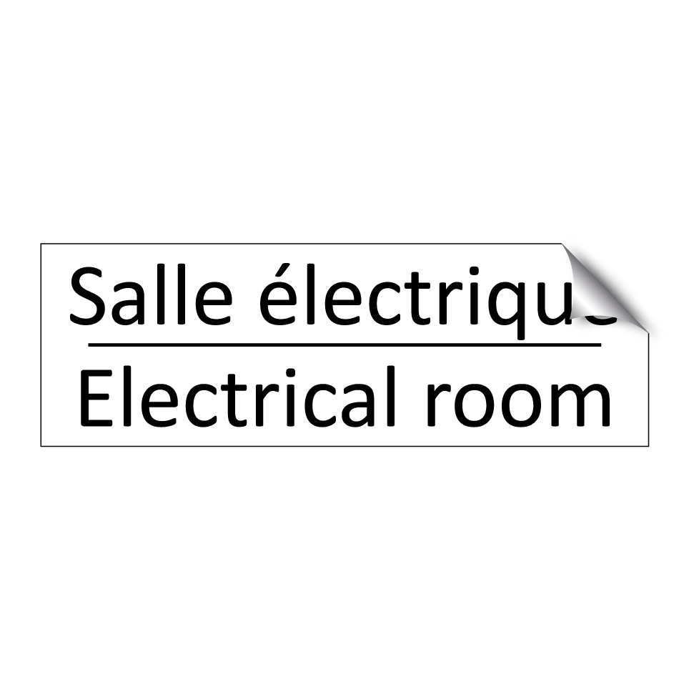 Salle électrique - Electrical room