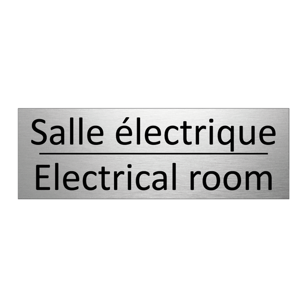 Salle électrique - Electrical room
