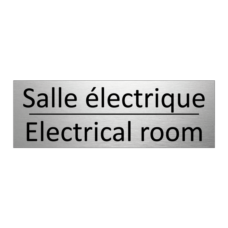 Salle électrique - Electrical room
