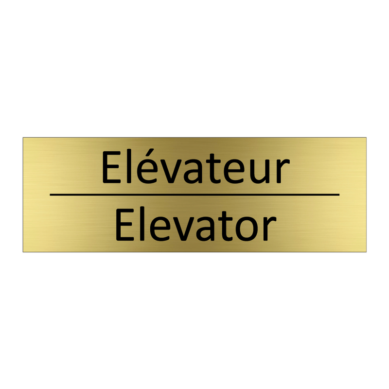 Elévateur - Elevator