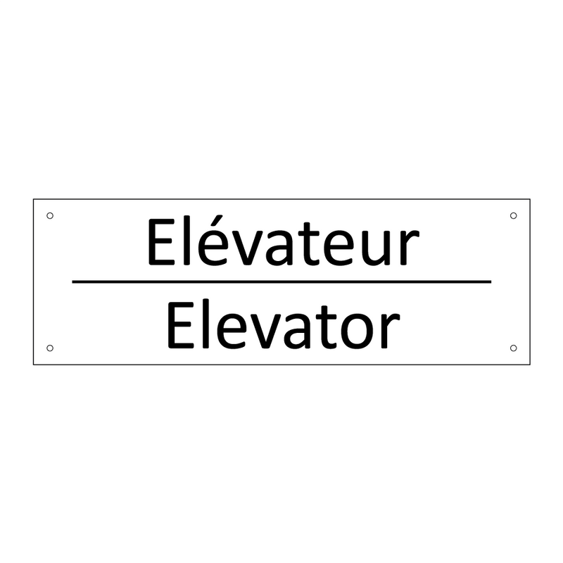 Elévateur - Elevator