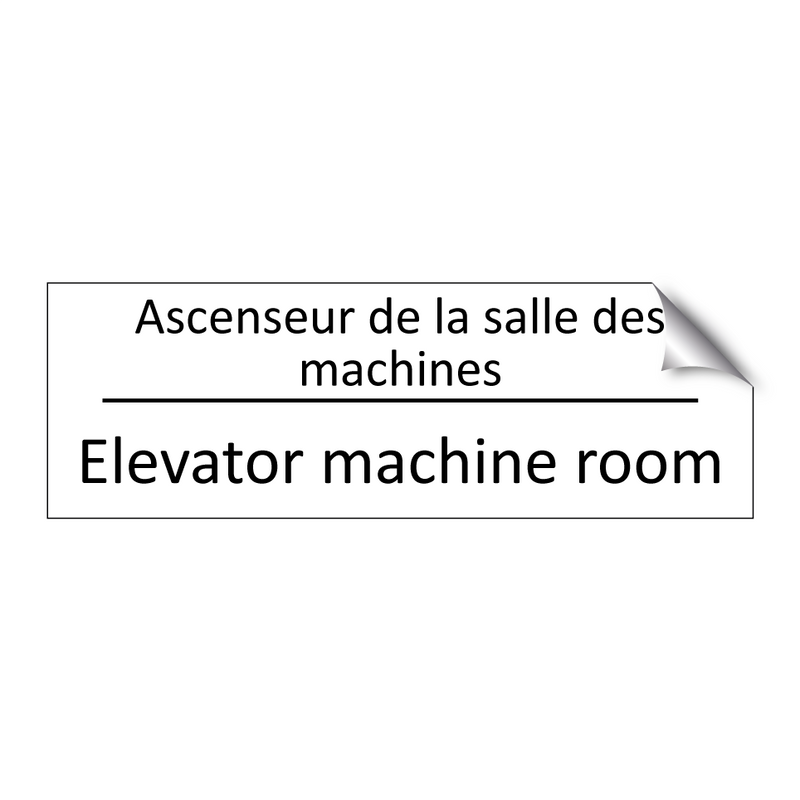 Ascenseur de la salle des machines /.../ - Elevator machine room