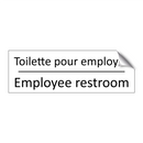 Toilette pour employés - Employee restroom