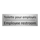 Toilette pour employés - Employee restroom