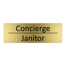 Concierge - Janitor
