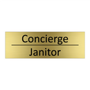 Concierge - Janitor