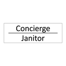 Concierge - Janitor