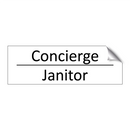 Concierge - Janitor