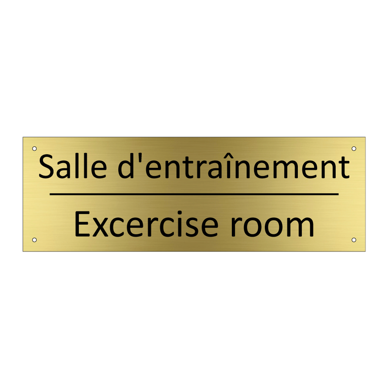 Salle d'entraînement - Excercise room