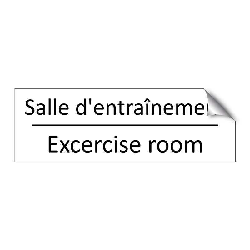 Salle d'entraînement - Excercise room