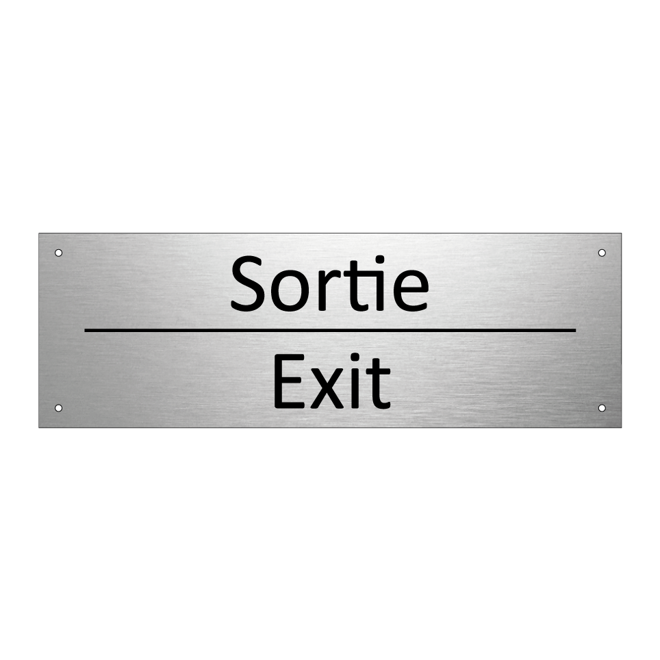 Sortie - Exit