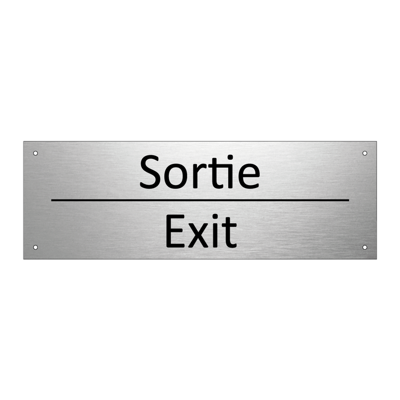 Sortie - Exit