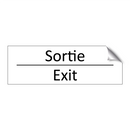 Sortie - Exit