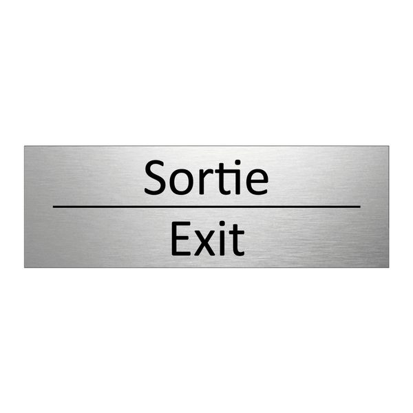Sortie - Exit