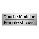 Douche féminine - Female shower