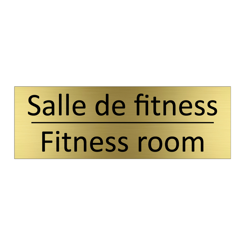 Salle de fitness - Fitness room
