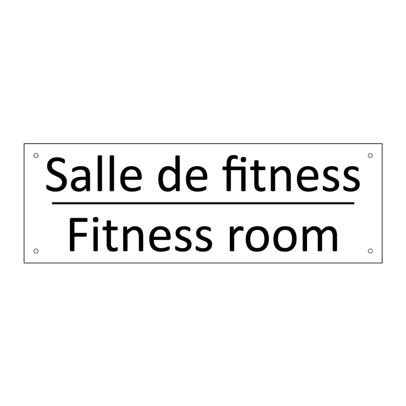 Salle de fitness - Fitness room