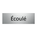 écoulé & écoulé & écoulé & écoulé & écoulé & écoulé & écoulé